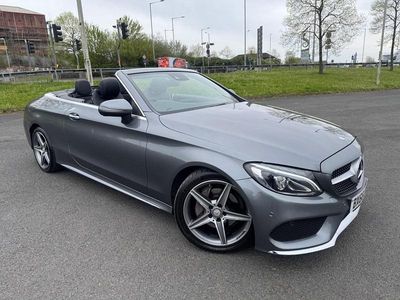 Begagnad Mercedes C220 AMG line 170 HK (125 kW) 2017 Grå Cab