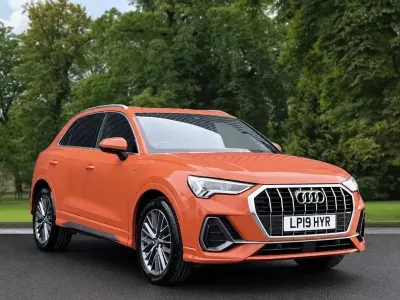 Used Audi Q3 S-Line 150 HP (110 kW) 2019 Orange SUV