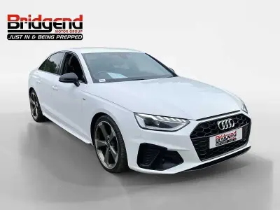 Used Audi A4 Black Edition 163 HP (119 kW) 2020 White Sedan