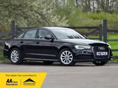 Begagnad Audi A6 Business 190 HK (139 kW) 2017 Svart Sedan