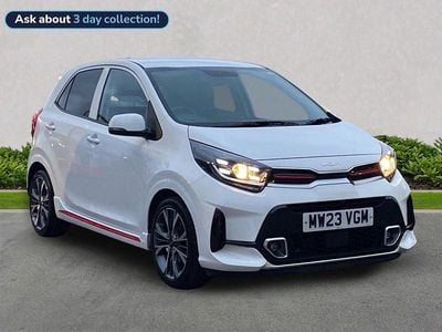 White Used 2023 Kia Picanto GT-Line Hatchback | £11,409 (Fair price)
