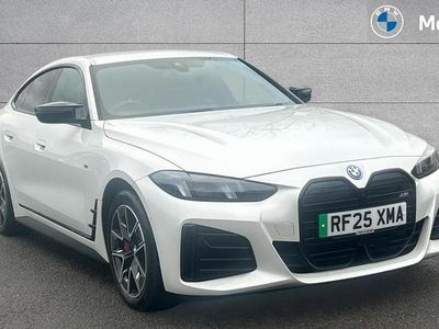 Mineral white metallic Used 2025 BMW i4 Shadowline Sedan | £43,591