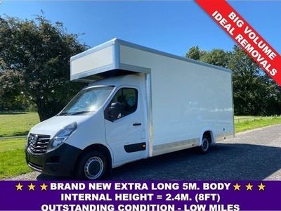 used Vauxhall Movano 2.3 3.5t 5m (16ft 5in) Luton Transit Removal Van, Eu 6, 135Bhp