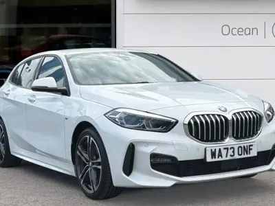 Used BMW 118 M Sport 134 HP (98 kW) 2023 White Hatchback