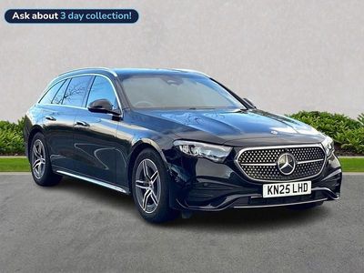 Black Used 2025 Mercedes E200 AMG line Estate | £45,699
