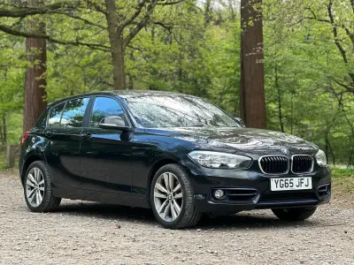 Used BMW 120 Sport Line 177 HP (130 kW) 2015 Black Hatchback
