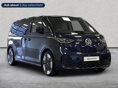 Begagnad VW ID. Buzz Pro 210 kW (286 HK) 2024 Blå Minibuss