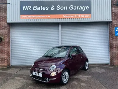 Used Fiat 500 Lounge 85 HP (62 kW) 2019 Red Hatchback