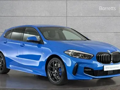 Used BMW 118 M Sport 134 HP (98 kW) 2023 Blue Hatchback