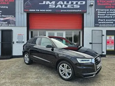 Used Audi Q3 S-Line 150 HP (110 kW) 2017 Black SUV