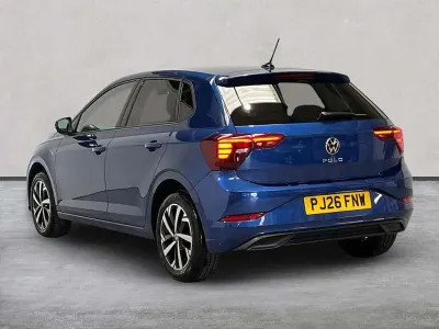 Used VW Polo Match 95 HP (69 kW) 2026 Blue Hatchback