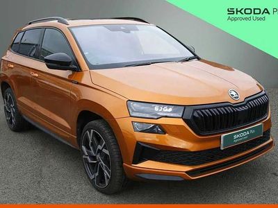 Used Skoda Karoq SportLine 147 HP (108 kW) 2024 Phoenix orange metallic SUV