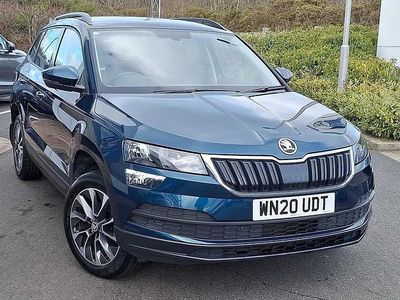 Used Skoda Karoq SE Drive 115 HP (84 kW) 2020 Petrol blue metallic SUV