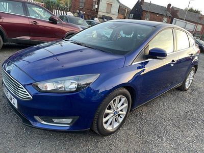 Used Ford Focus Titanium 2015 Blue Hatchback