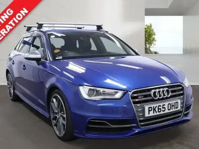 Used Audi S3 Sportback Comfort 300 HP (220 kW) 2015 Blue Hatchback