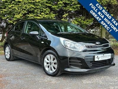 Black Used 2015 Kia Rio Hatchback | £6,690 (Fair price)