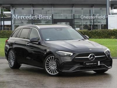 Used Mercedes C300e AMG Line Premium 255 HP (187 kW) 2024 Black Estate