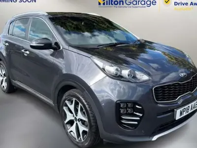Używany Kia Sportage GT-Line 177 KM (130 kW) 2018 Srebrny SUV