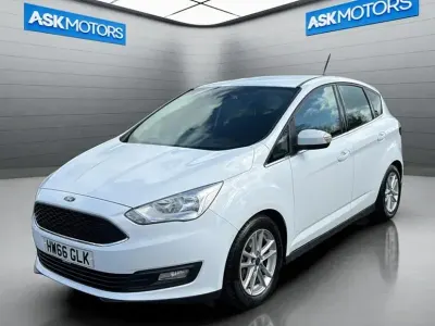 Used Ford C-MAX Zetec 120 HP (88 kW) 2016 White MPV