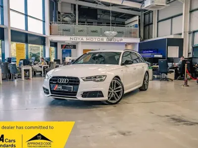 Used Audi A6 Black Edition 190 HP (139 kW) 2017 White Estate