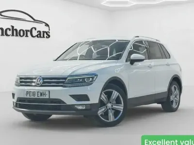 Used VW Tiguan SEL 180 HP (132 kW) 2018 White SUV