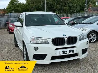 Used BMW X3 M Sport 184 HP (135 kW) 2012 White SUV