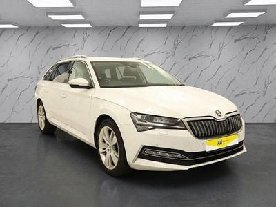 Used Skoda Superb SE L 218 HP (160 kW) 2021 White Estate