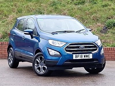 Used Ford Ecosport Zetec 125 HP (91 kW) 2018 Blue SUV