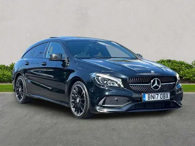 Used Mercedes CLA220 AMG line 2017 Black Coupe