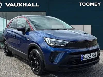 Used Vauxhall Crossland GS Line 110 HP (80 kW) 2022 Blue SUV