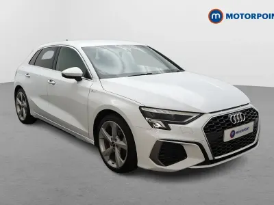 Used Audi A3 S-Line 2023 White Sedan