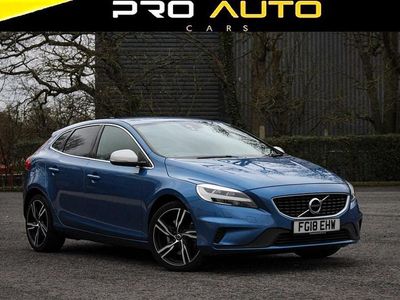 Used Volvo V40 R-Design Pro 2018 Blue Hatchback