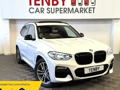 Used BMW X3 M Sport 190 HP (139 kW) 2018 White SUV