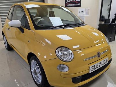 Used Fiat 500 2012 Yellow Hatchback