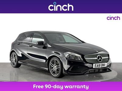 Black Used 2018 Mercedes A180 Executive Hatchback | £12,599 (Fair price)