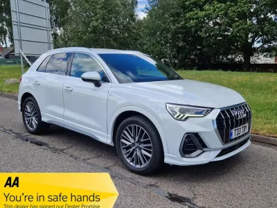 Used Audi Q3 S-Line 150 HP (110 kW) 2019 White SUV