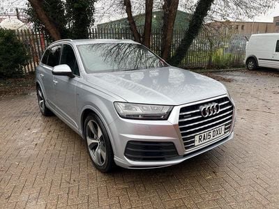 Silver Used 2015 Audi Q7 S-Line SUV | £17,750 (Fair price)