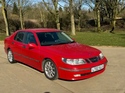Used Saab 9-5 Aero 250 HP (183 kW) 2002 Red Sedan