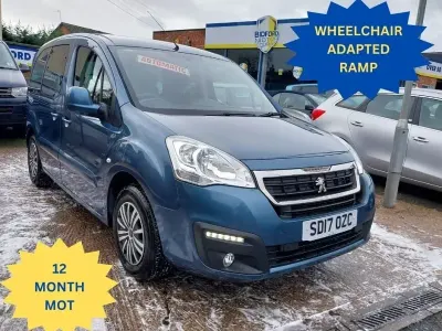 Used Peugeot Partner Tepee Allure 2017 Blue MPV