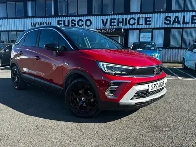 Used Vauxhall Crossland SRi 128 HP (94 kW) 2021 Red SUV