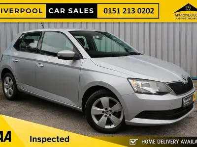 Used Skoda Fabia SE 90 HP (66 kW) 2015 Silver Hatchback