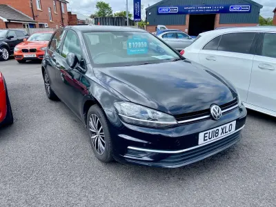 Used VW Golf VII SE 150 HP (110 kW) 2018 Black Hatchback