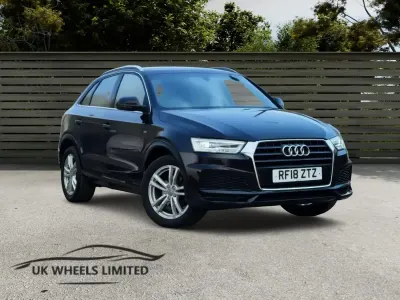 Usado Audi Q3 S-Line 150 HP (110 kW) 2018 Preto SUV