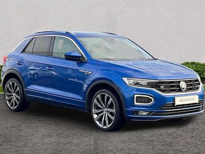 Blue Used 2019 VW T-Roc R-line SUV | £21,295 (Fair price)