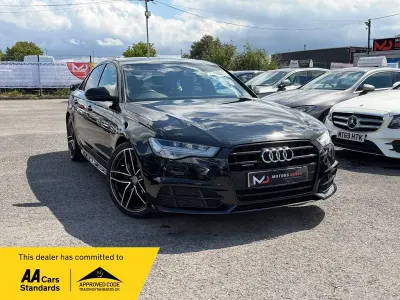 Used Audi A6 Black Edition 190 HP (139 kW) 2017 Black Sedan