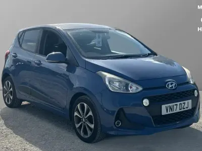 Used Hyundai i10 Premium SE 87 HP (63 kW) 2017 Blue Hatchback
