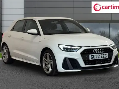 Used Audi A1 Sportback S-Line 95 HP (69 kW) 2022 White Hatchback
