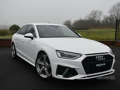 Used Audi A4 S-Line 201 HP (147 kW) 2022 White Sedan
