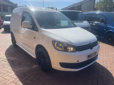 Used VW Caddy 102 HP (75 kW) 2013 White MPV