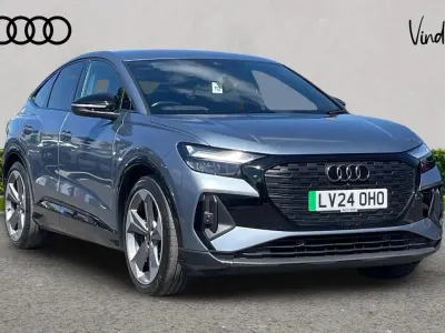 Used Audi Q4 e-tron Black Edition 150 kW (204 HP) 2024 Blue SUV